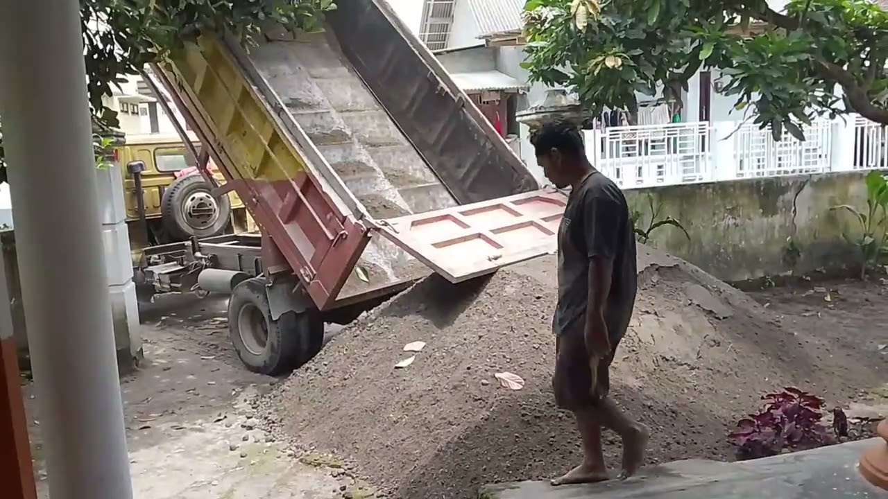 Ikut suami kirim pasir!!! Langsung gajian alhamdulillah