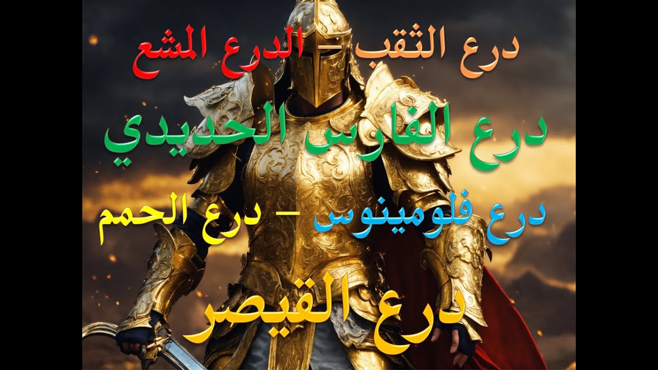 امل الشعوب / كيفية صناعة الدروع من الثقب الي قيصر