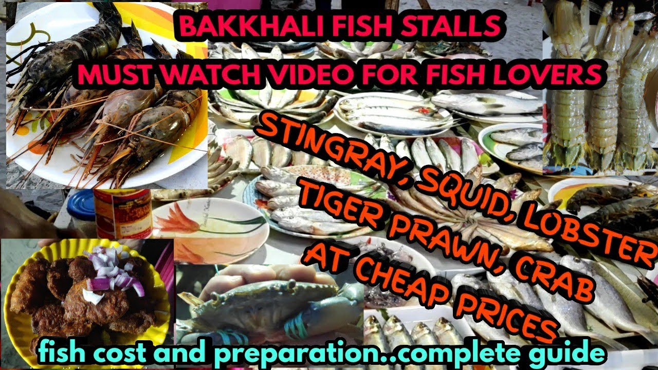 BAKKHALI BEACH---FISH DELICACIES AT THE BEACH(with price)...complete guide