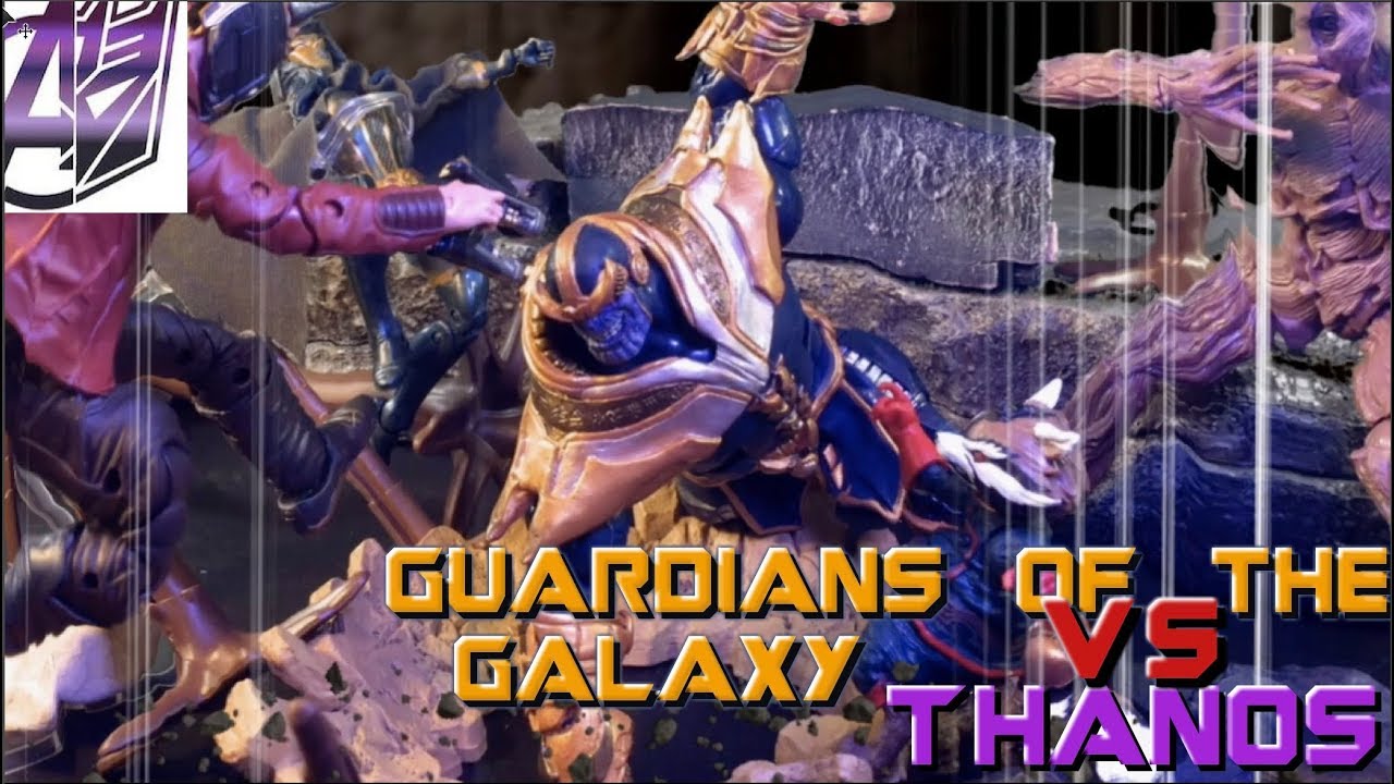 Guardians of the Galaxy Vol3- Guardians vs Thanos (Road to Infinity War)[Stop Motion]