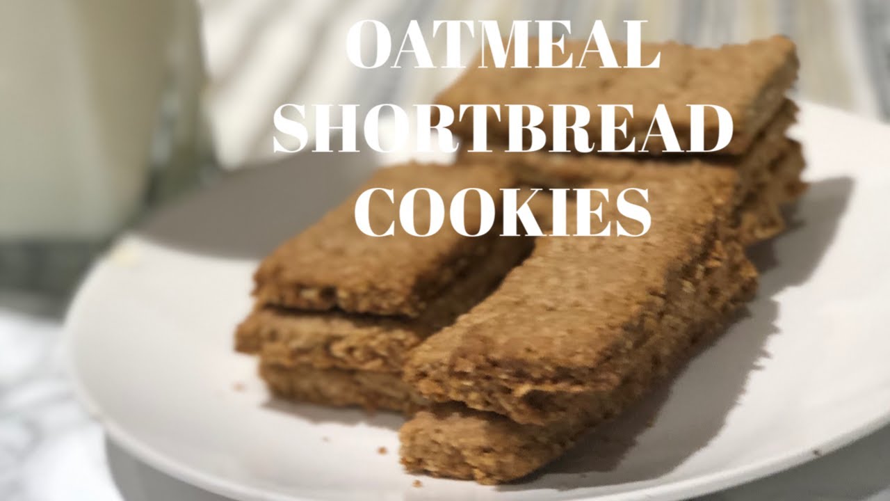 Oatmeal Shortbread Cookies | Healthy SHORTBREAD COOKIES | Healthy ON-THE-GO Breakfast SHORTBREAD