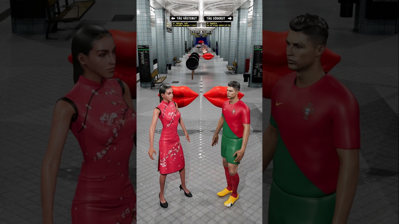 GTA V New Kiss or Save Run Ronaldo vs Georgina Funny Epic Challenge! @cristiano