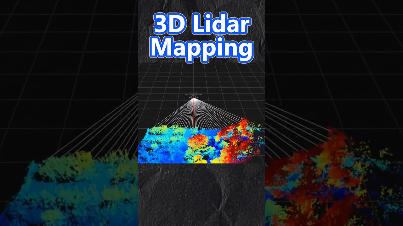 3D Lidar Mapping #drone #dronevideo #2024 #lidar #mapping #3d #3danimation #techinnovation