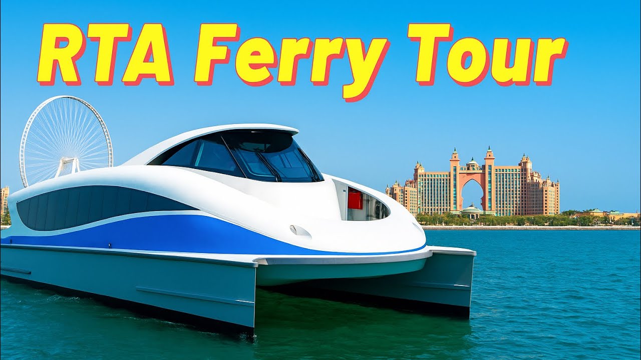 RTA Ferry Tour |Dubai Marina → Atlantis the Palm – Scenic Sea Bus Experience