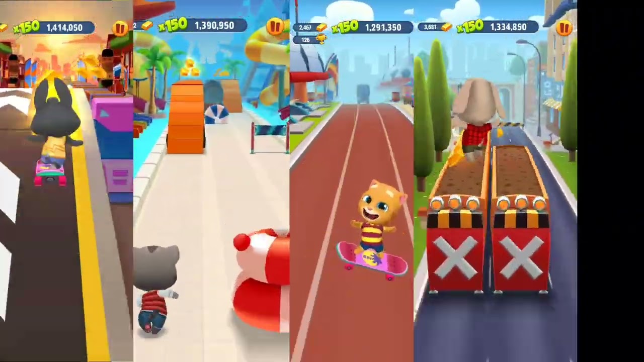 Talking tom corrida de ouro 5 videos #tomgoldrun #tomgoldrungameplay