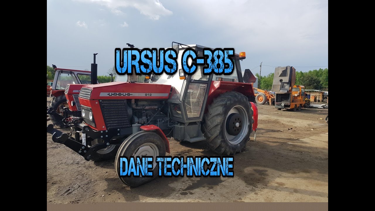 URSUS C-385 Dane Techniczne