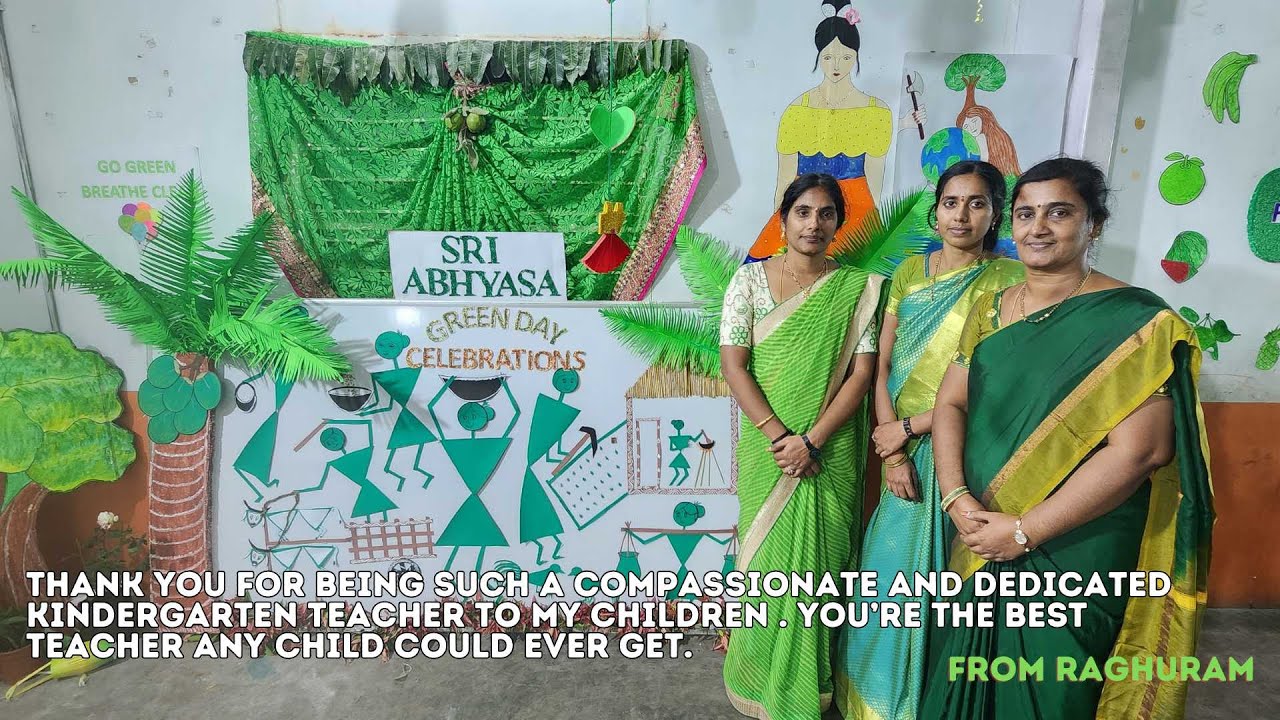 UKG | GREEN DAY | CELEBRATIONS | SRI ABHYASA | KOVVUR