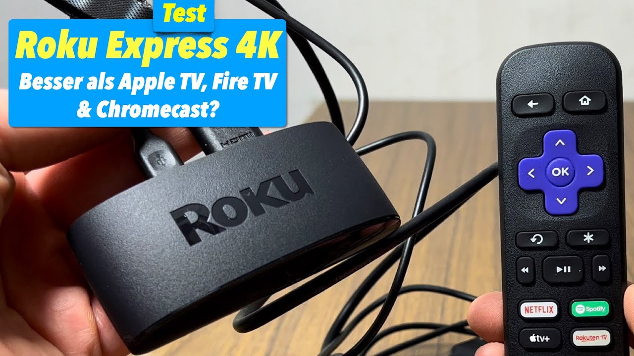 Roku Express 4K Test: Was taugt die g&uuml;nstigste 4K-Streaming-Box?