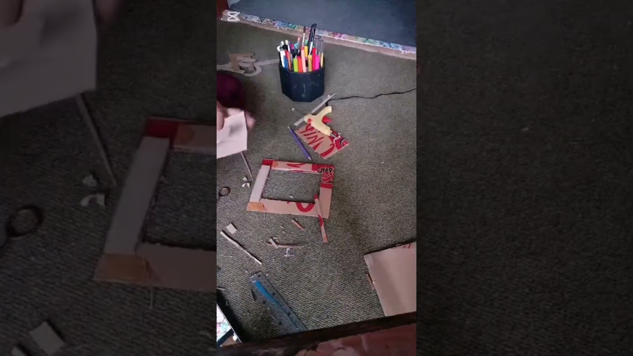 Making simple frame 😍 ❤️ ❤️ #diy #craft #art #YouTube #my video 💜 