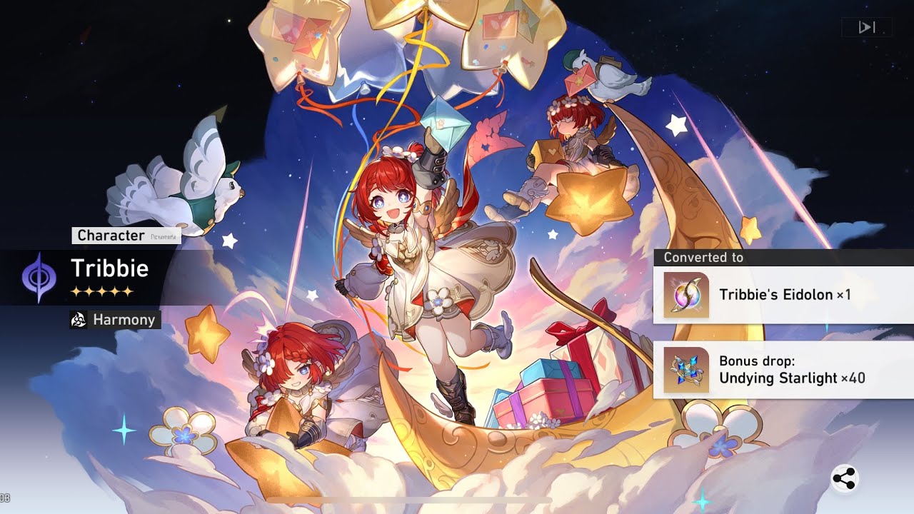 Honkai Star Rail: Tribbie E1 Summons I but feel nothing