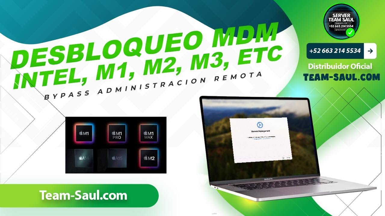 ✅ Bypass todos los MacBook's M1, M2, M3 y T2 Intel / Fácil y Rápido ⭐ - Eliminar Bloqueo MDM 2024 ⚡