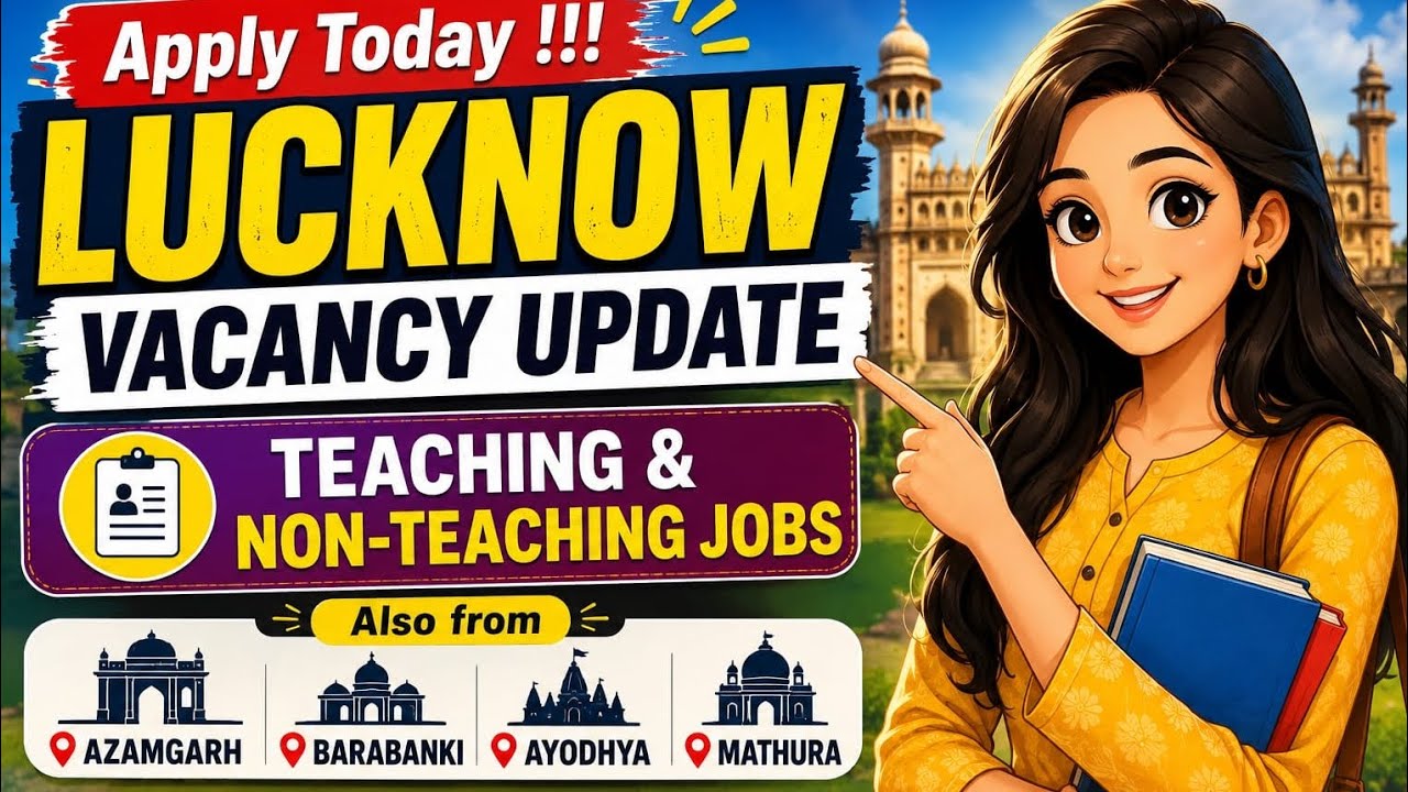 Teaching & Non-Teaching Jobs‼️Apply Today #lucknow #vacancy #teachingjobs 