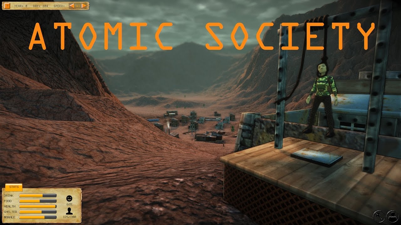 Atomic Society: Post-Apocalyptic City Builder With Moral Choices (Pre-Alpha Trailer 2016)
