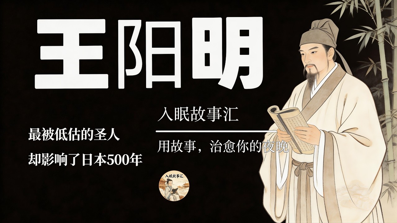 王阳明：最被低估的圣人，却影响了日本 500 年 | 睡前故事汇