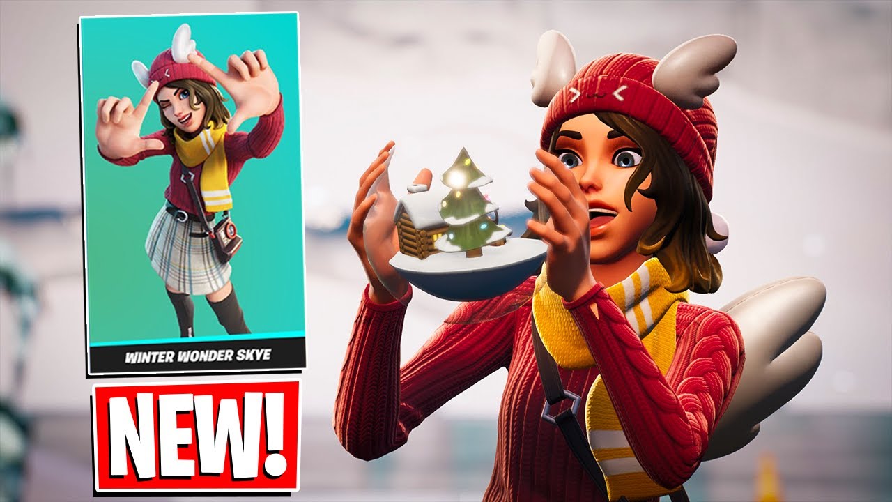 *НОВИНКА* ЗИМНЕЕ ЧУДО-НЕБЕСЕ! Перед покупкой! (Fortnite Battle Royale)