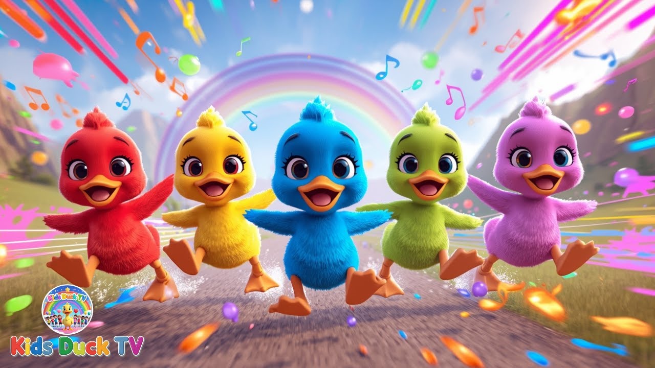 Five Little Ducks – Adventure Remix | Kids Counting Song | Nursery Rhymes