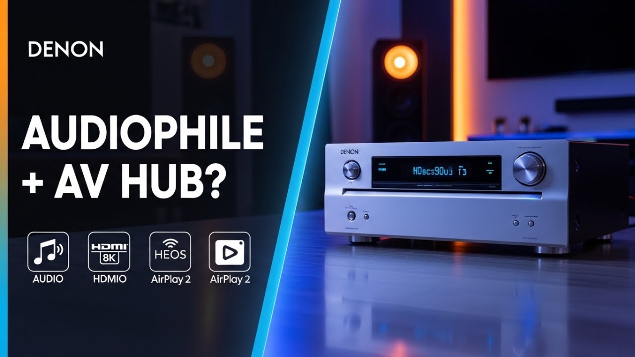 Обзор Denon DRA-910H / DRA-900H 2025 года: стереомощность и современный AV-концентратор!