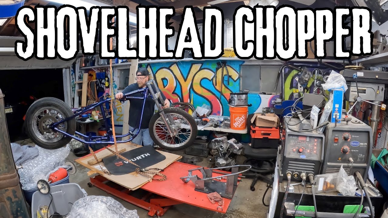 I actually worked on my Shovelhead Chopper!