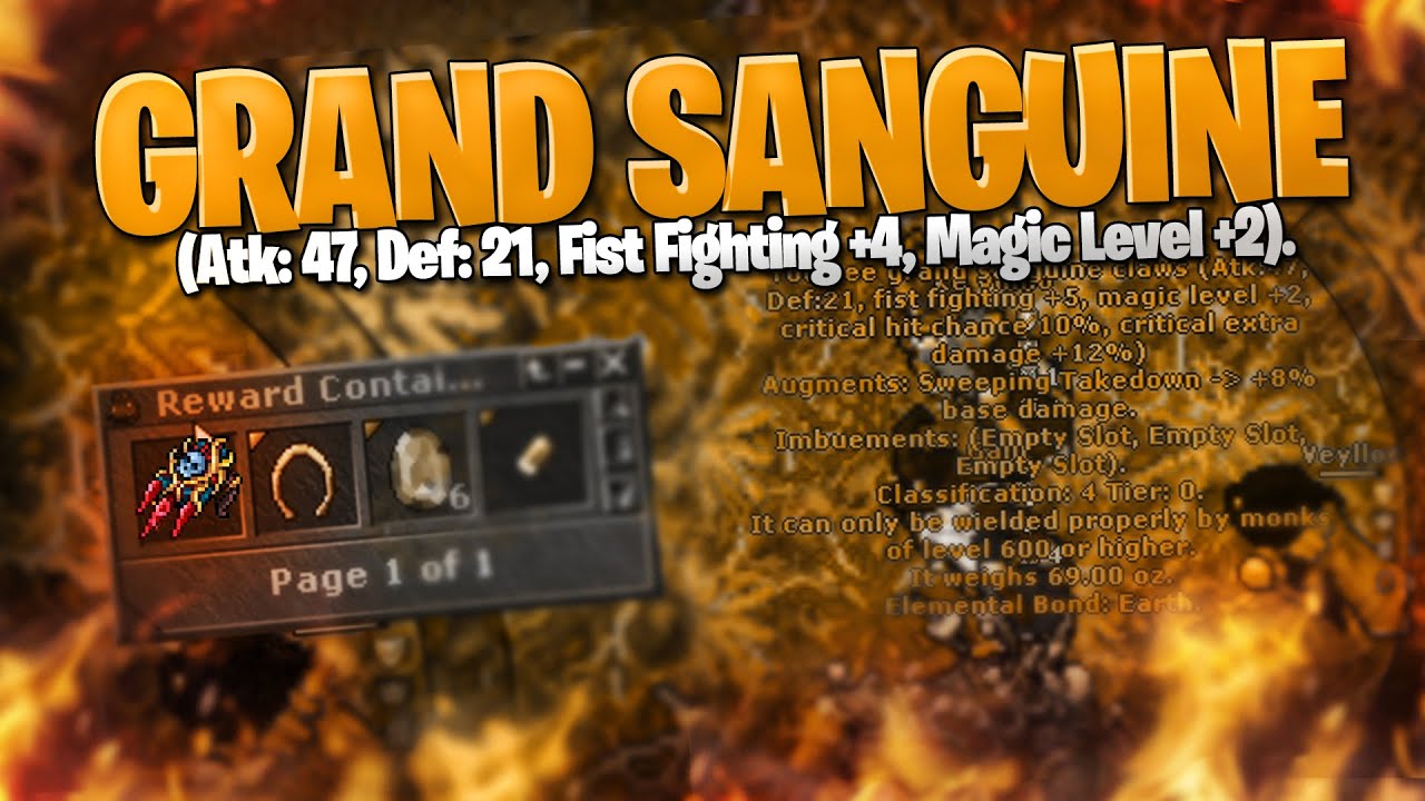 FIRST GRAN SANGUINE CLAW LOOTED INGAME! 50K TC EASY | LEVEL 2035 SHOT DOWN BY BAKRAGORE...