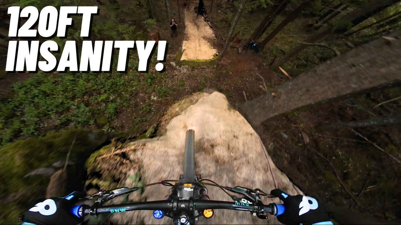 I Attempt the SCARIEST Freeride Line Of My Career!!! (120ft HELLAVATOR Line)