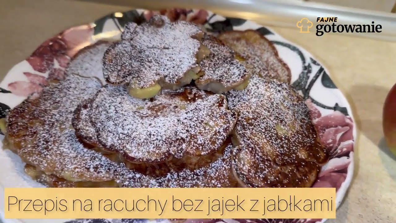 Przepis na racuchy bez jajek z jabłkami