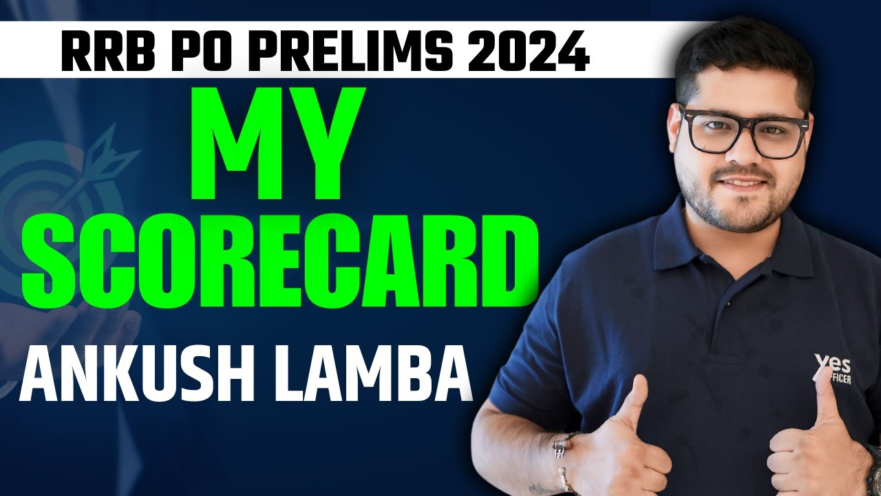 MY RRB PO PRELIMS SCORECARD || ANKUSH LAMBA