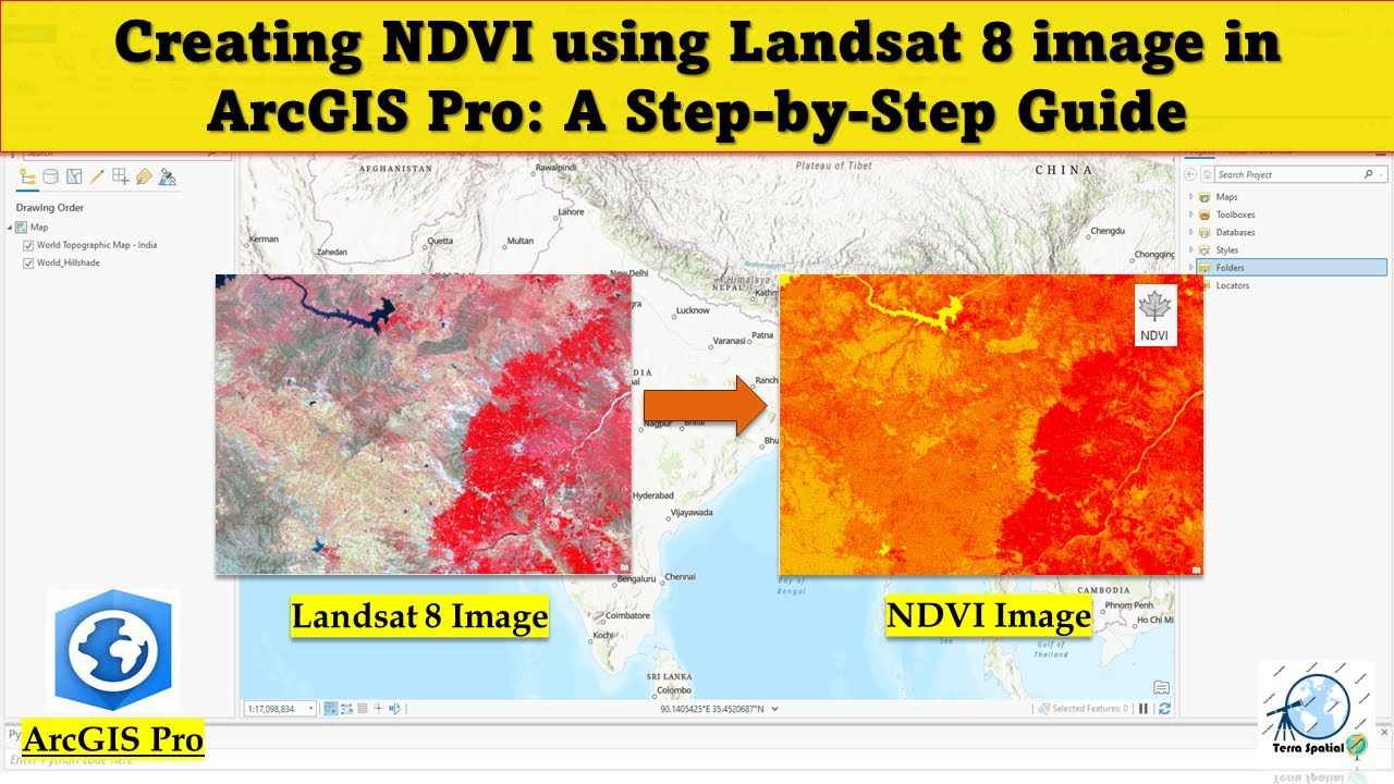 Creating NDVI Using Landsat 8 Image in ArcGIS Pro: A Step-by-Step Guide