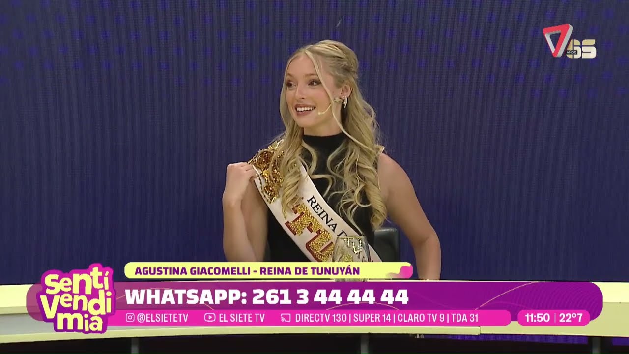 🏔️ Orgullo valletano: Agustina nos cuenta qué significa llevar la CORONA de Tunuyán 🍇👑