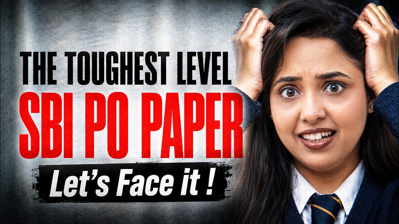🔥 TOUGHEST SBI PO 2026 PAPER | SBI PO Reasoning | Bank Exam 2026
