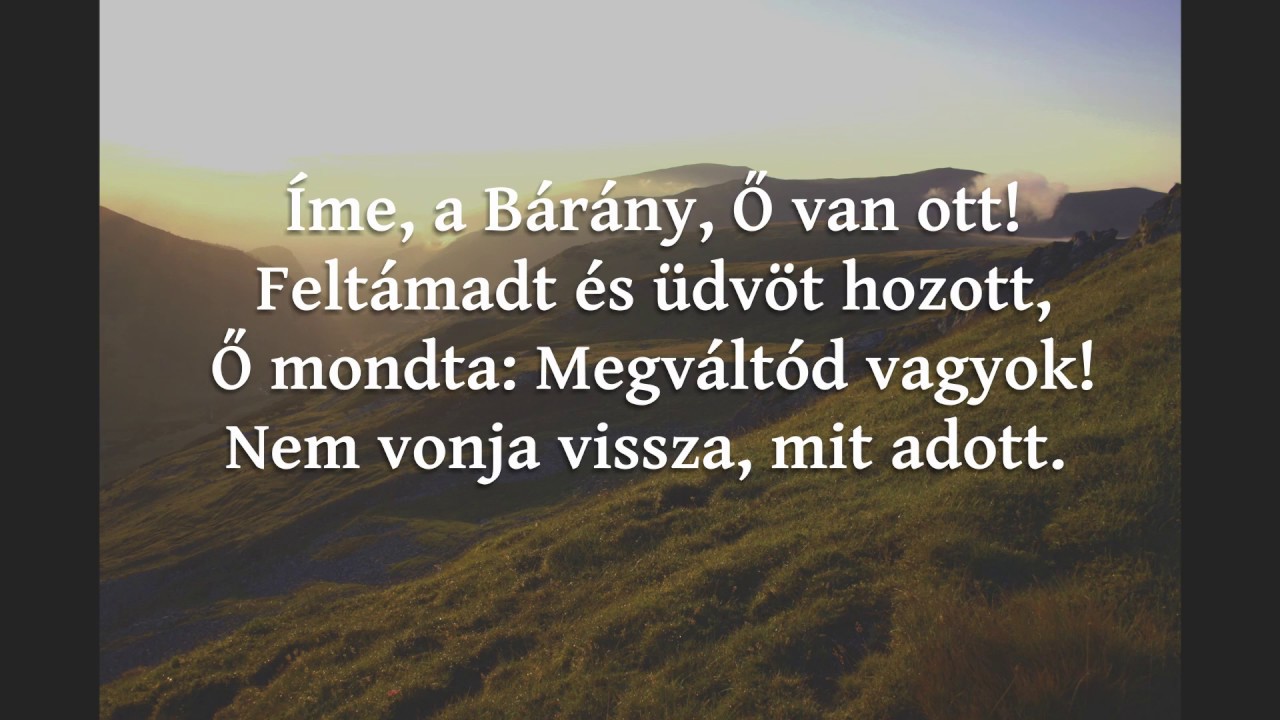 A mennyben fenn a trónusnál