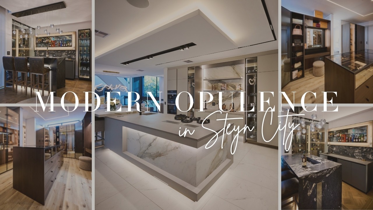 Modern Opulence: The Ultimate Kitchen, Bar, and Wardrobe Reveal in Steyn City