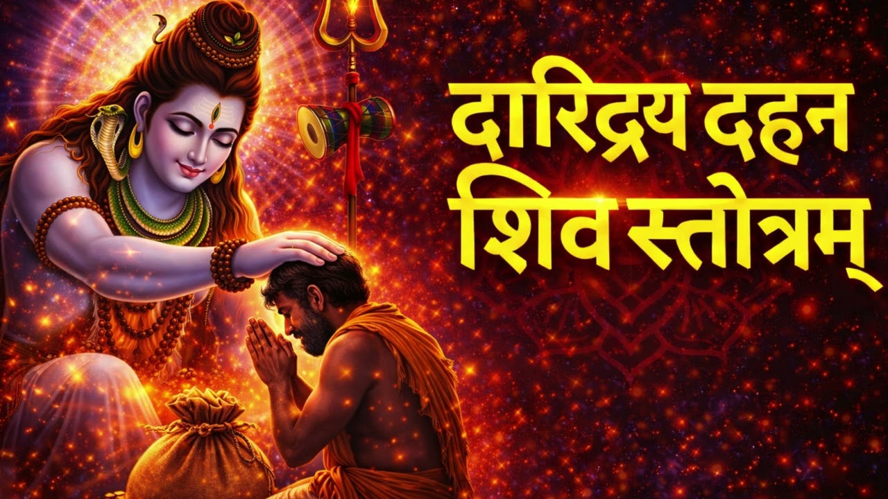 दारिद्र्य दहन शिव स्तोत्रम् | DARIDRYA DAHANA SHIVA STOTRAM | REMOVE POVERTY & SUFFERING | SHIVOHAM🔱