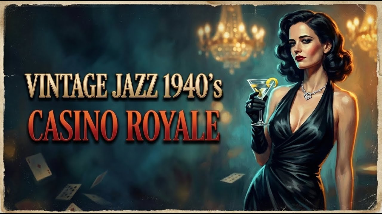 1940's Vintage Jazz Playlist 🃏 Retro Jazz Music | 007 Casino Royale | Female Vocals