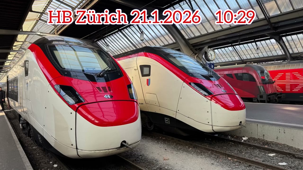 Unterwegs in St.Gallen und Zürich 