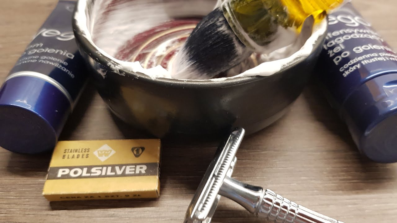 Podrażnienia po goleniu. Ziaja Yego, maszynka na żyletki Shlyuz, Polsilver, Pędzel Yaqi [8]