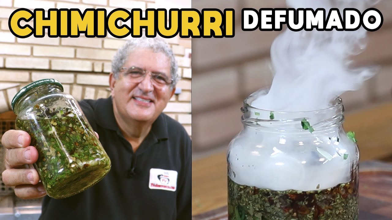 Como Fazer Chimichurri Defumado (Molho Chimichurri) - Tv Churrasco