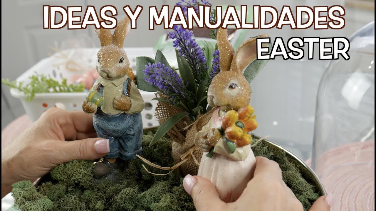 DIY IDEAS Y MANUALIDADES PARA DECORAR TU CASA  EN EASTER/PASCUA DECORACION 2019/ decoraciones