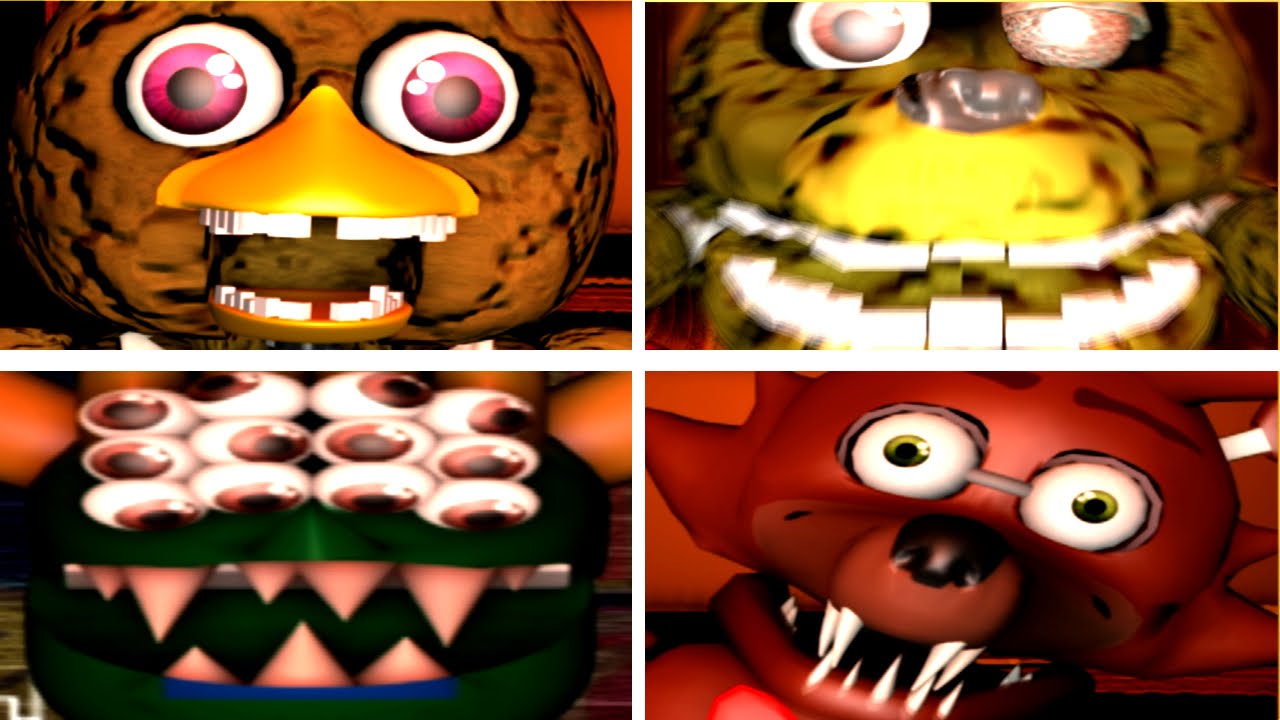 Stuffed 2 - All Jumpscares (NEW Animatronics)