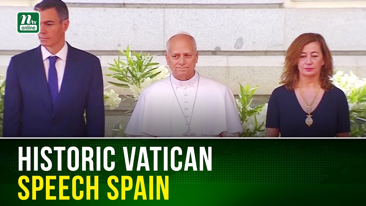 Pope Leo Arrives at Spanish Parliament for Historic Address | NTV Global