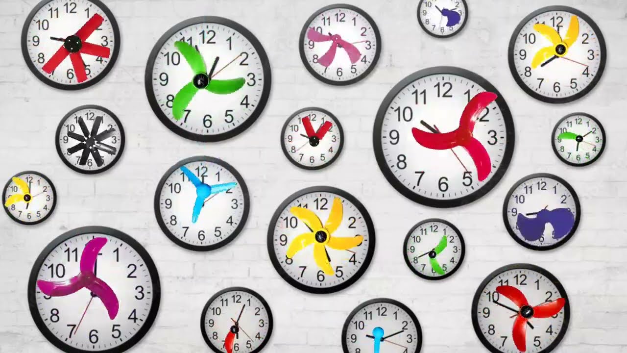 Wall clock fans. table fans blades inside wall clock. kipas angin. ceiling fan, exhaust fan
