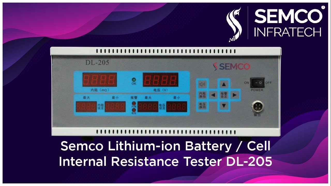 Lithium-ion Battery / Cell Internal Resistance Tester DL 205