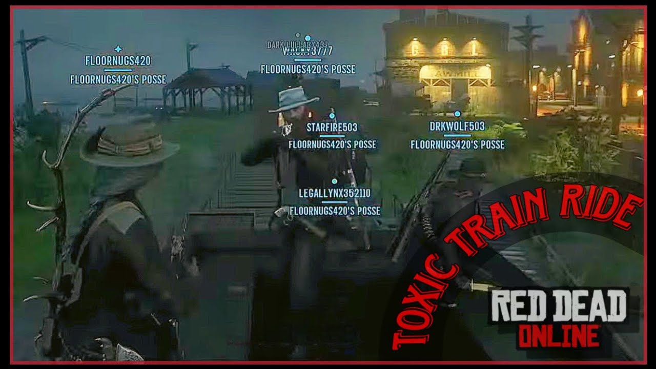 Large Posse Bounty Hunting *Free Roam* Rdr2 Red Dead Redemption 