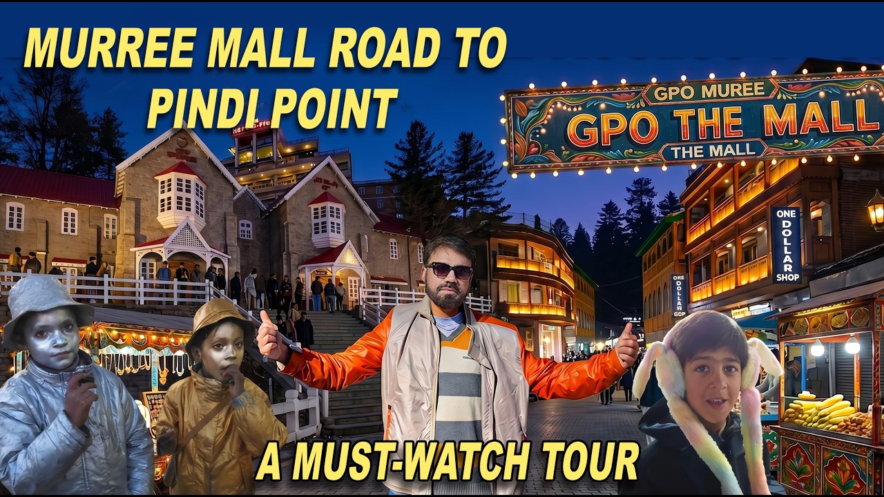 Mall Road Murree Tour 2026 | GPO to Pindi Point Full Walking Experience #travel #murree #explore