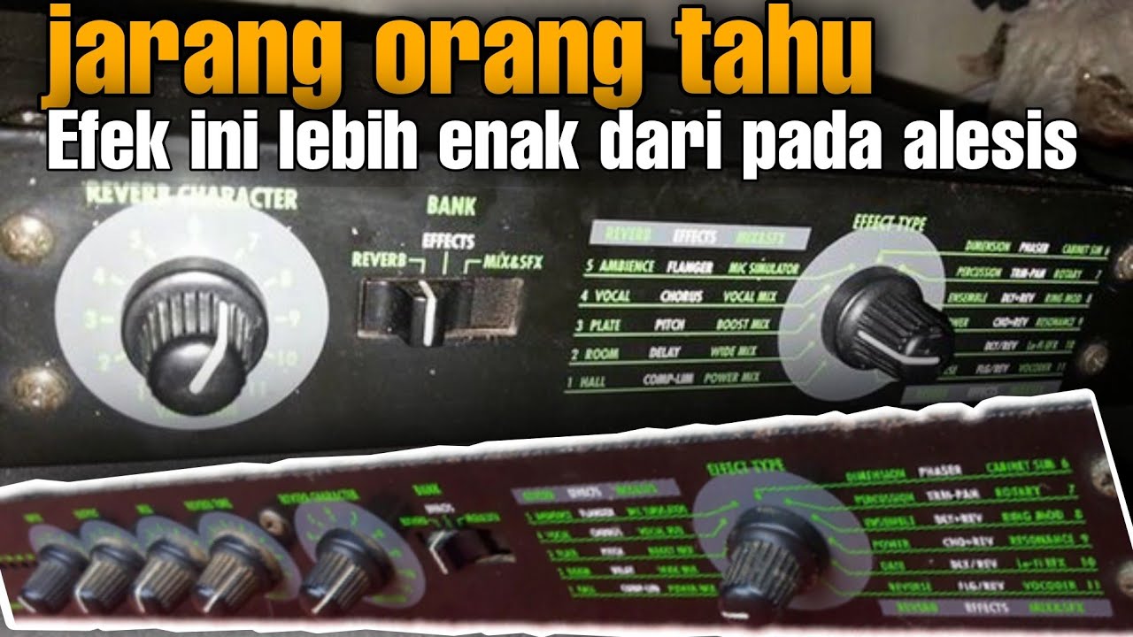 Efek ini lebih enak dari pada alesis !! (Zoom RFX 1000 ORIGINAL)