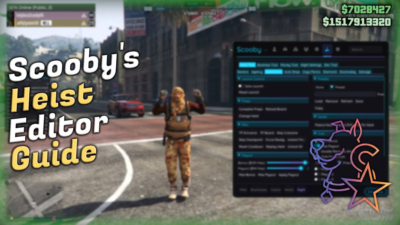 How To Use Scooby’s Heist Editor to Make Millions in GTA 5 Online (PC)