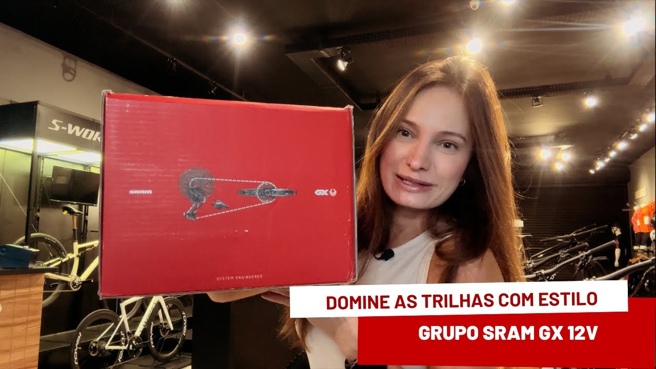 GRUPO DE PEÇAS SRAM ORIGINAL GX EAGLE PRETO LUNAR │ITABIKE