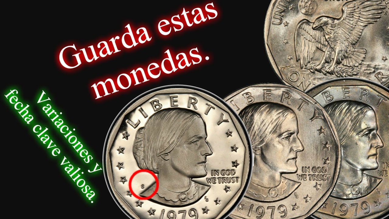 Precio del dólar Susan B. Antony 1979 (P, D, S) - Variaciones y tipos fáciles de encontrar.