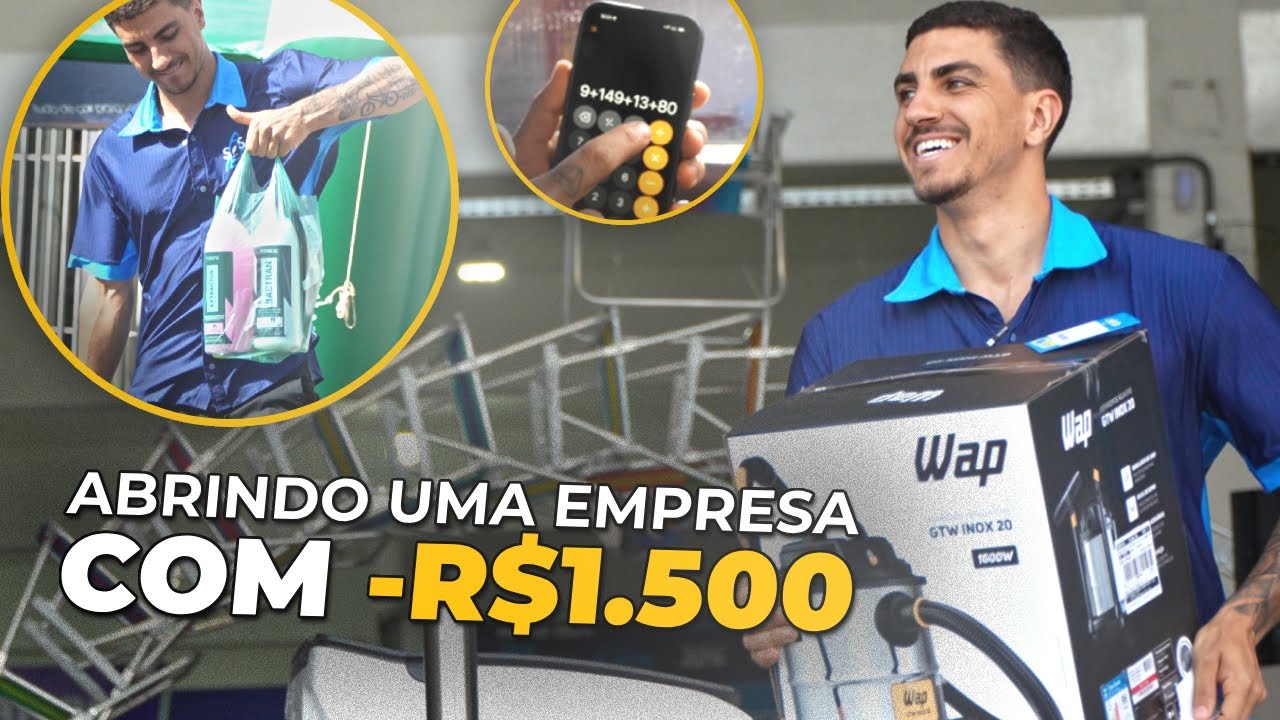COMO ABRIR UMA EMPRESA COM MENOS DE R$1.500?!