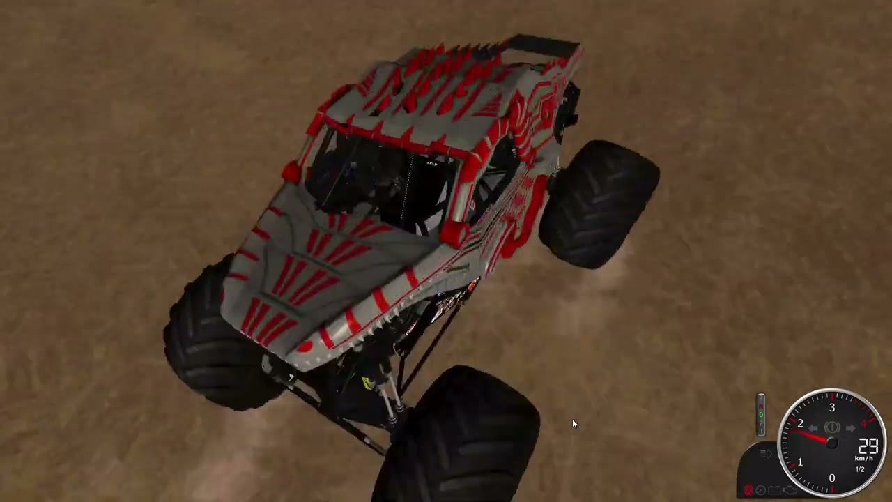 12 Truck Freestyle in Anaheim (Rigs of Rods Monster Jam)