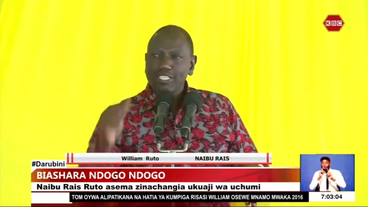Ruto aahidi kuimarisha ukuaji wa biashara ndogo ndogo